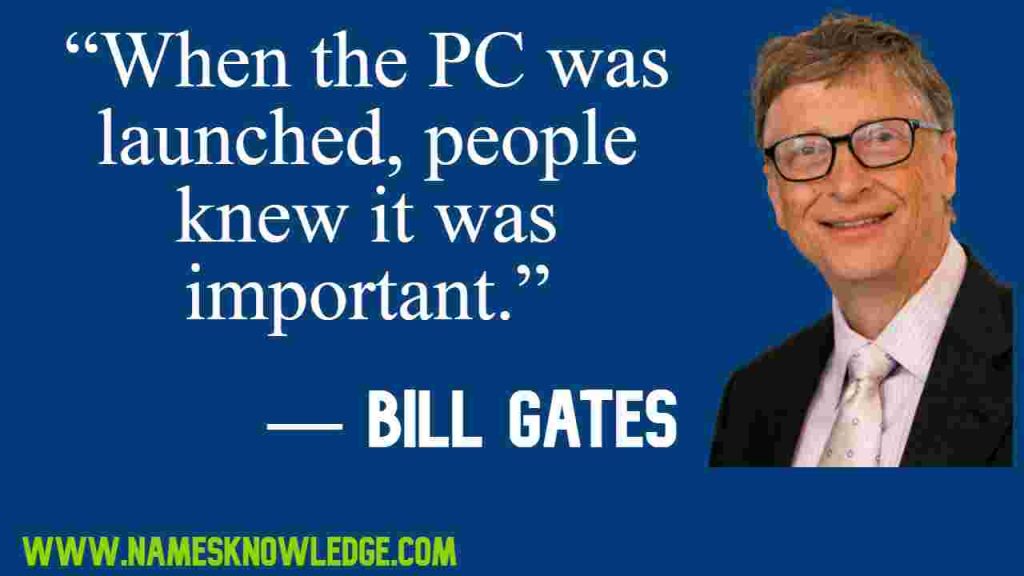 bill gates quotes on computers