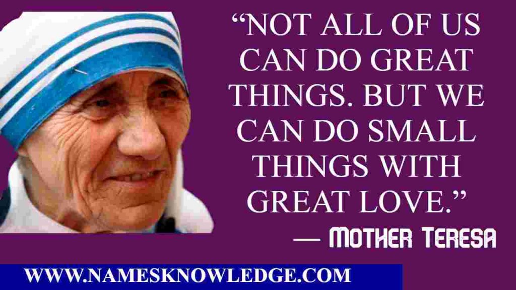 Mother Teresa Best Quotes