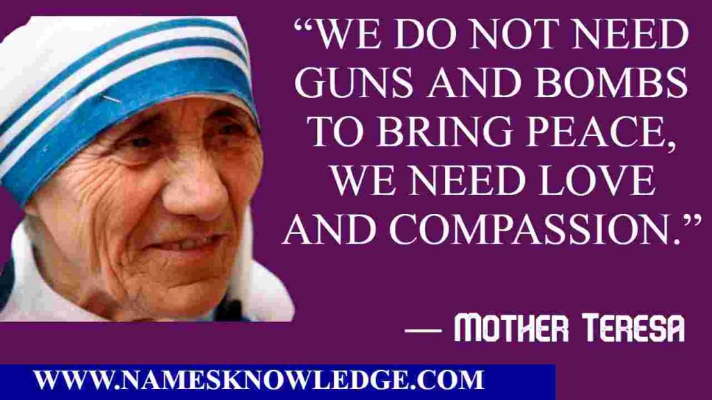 Inspirational Quotes by Mother Teresa