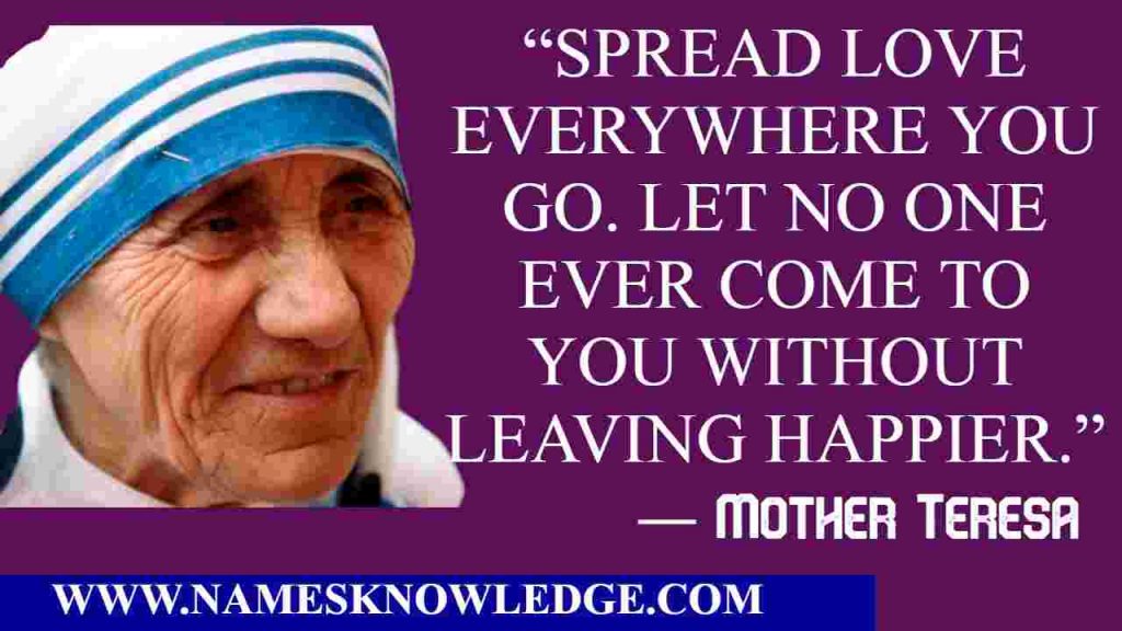 Mother Teresa Love Quotes