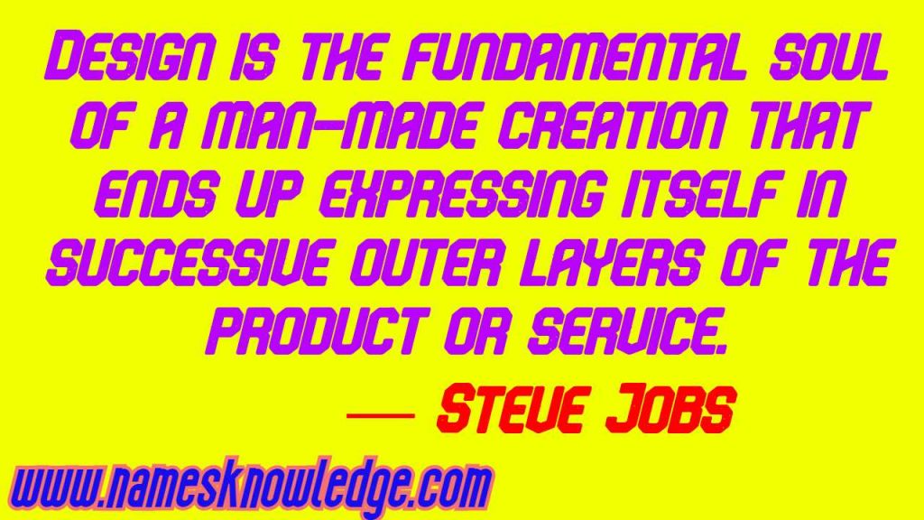 Steve Jobs Quotes on Design