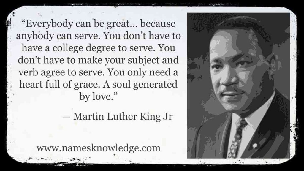 Martin Luther King Jr Inspirational Quotes on Love
